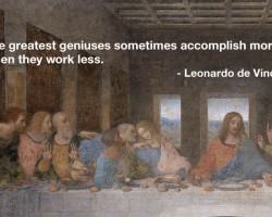 The Genius of Working Less