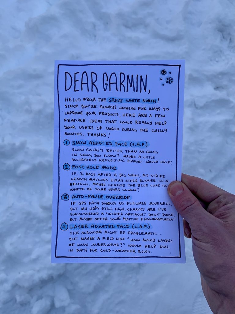 Dear Garmin winter features