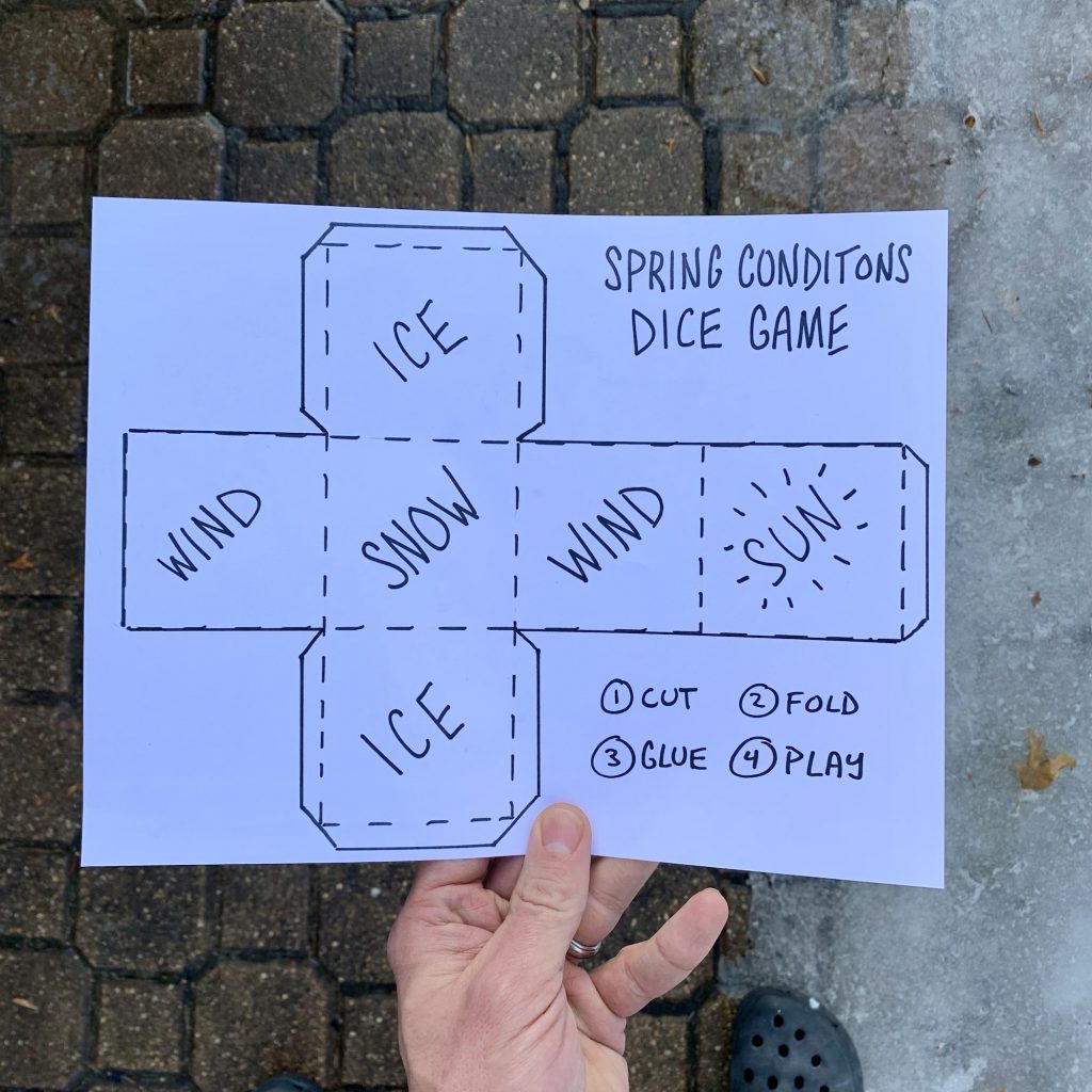 Spring Conditions Dice Game