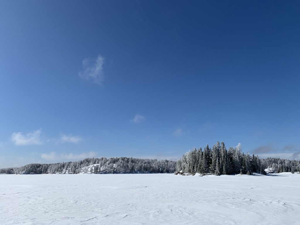 Olive Lake in winter